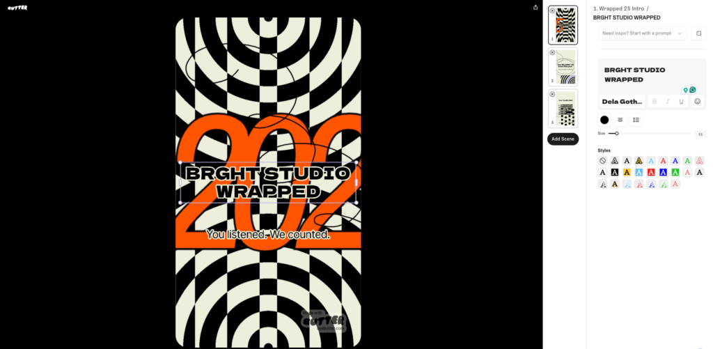 custom spotify wrapped editor